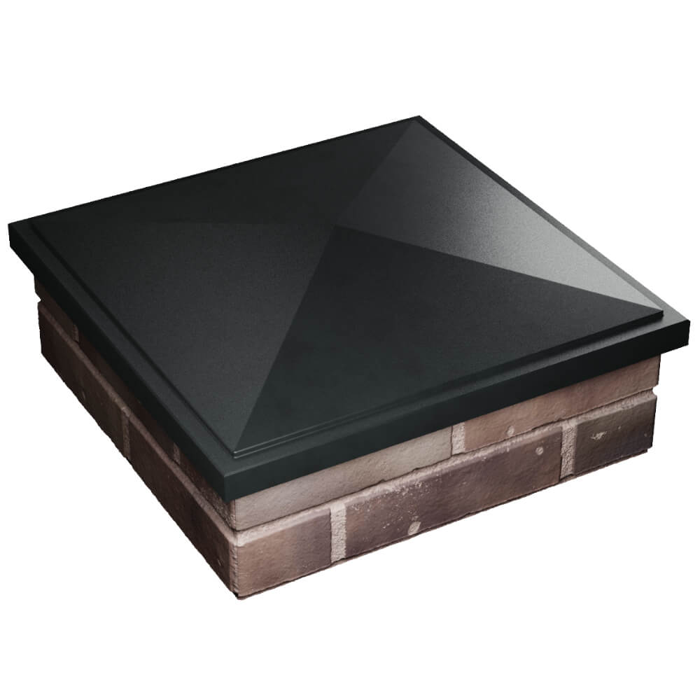 Колпак Zking БонаМоно Черный на столб 2х2 кирпича (515х515, 530х530мм) в Сертолово фото