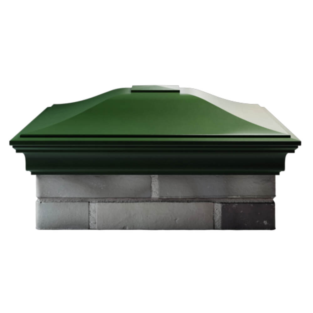 Колпак Zking Монблан Зеленый на столб 2х2 кирпича (515х515мм) в Сертолово фото