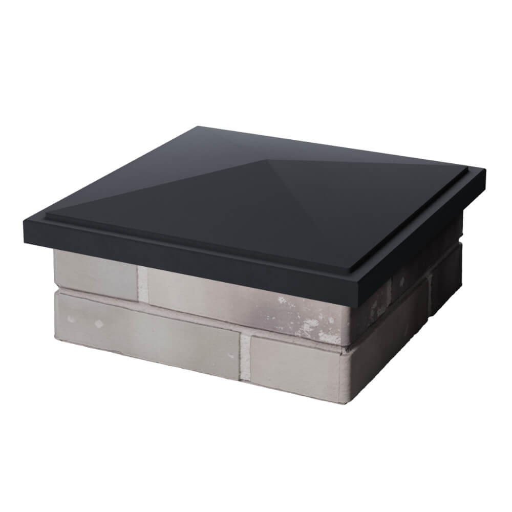 Колпак Zking БонаМоно Серый на столб 1.5х1.5 кирпича (385х385, 400х400мм) в Сертолово фото