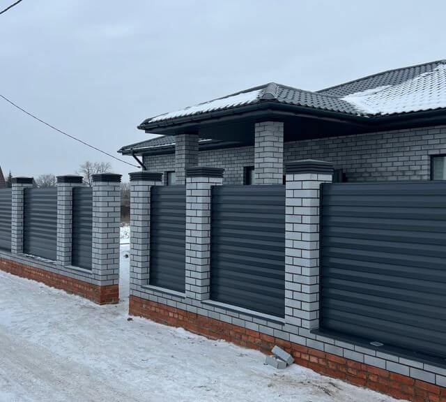 Колпак Zking Бона ХайТек Серый на столб 1.5х1.5 кирпича (385х385мм) в Сертолово фото