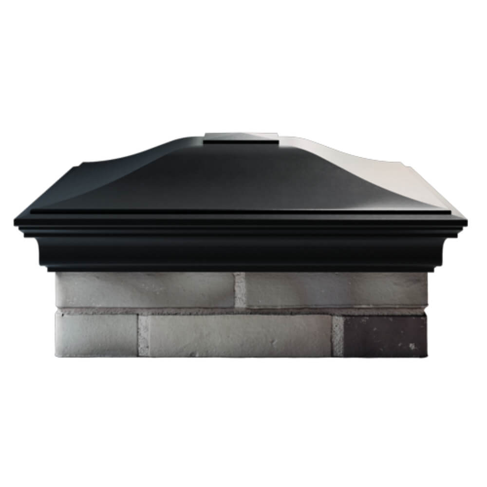 Колпак Zking Монблан Черный на столб 2х2 кирпича (515х515мм) в Сертолово фото