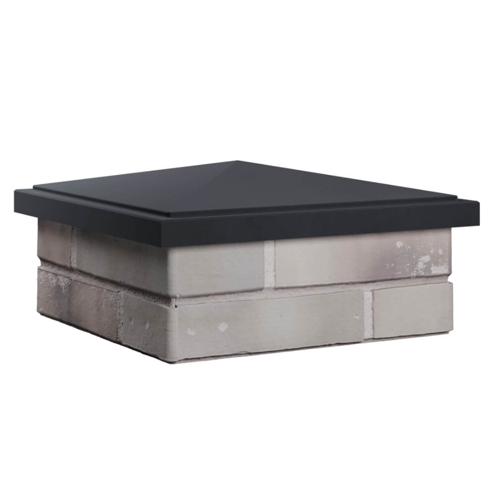 Колпак Zking БонаМоно Серый на столб 1.5х1.5 кирпича (385х385, 400х400мм) в Сертолово фото