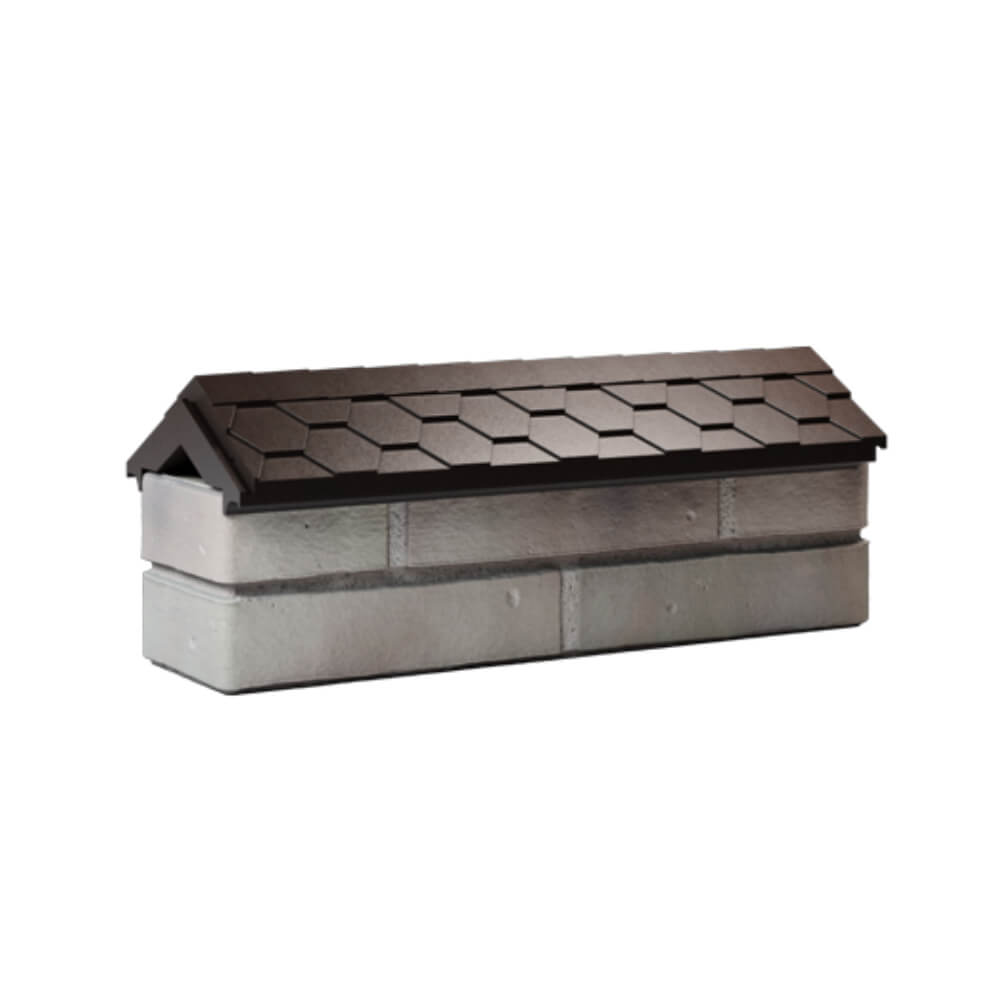 Парапет Zking Эверест Коричневый с посадкой на 0.5 кирпича (130мм) Сертолово фото