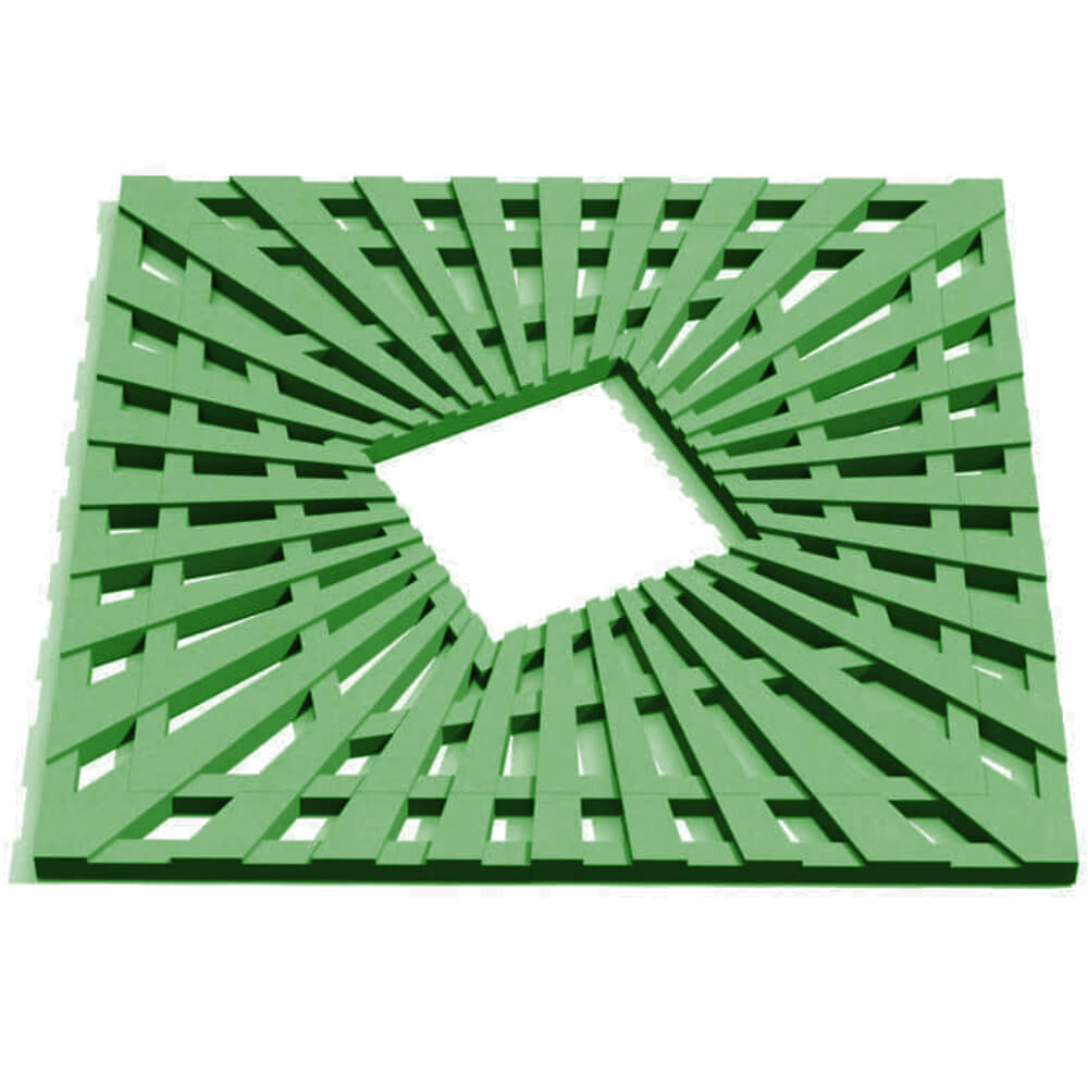 Приствольная решетка для дерева ZKING ATMOSPHERE 1.2х1.2м Зеленая Сертолово фото