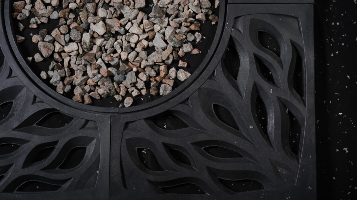 Приствольная решетка для дерева ZKING CRUST 1.2х1.2м Черная в Сертолово фото